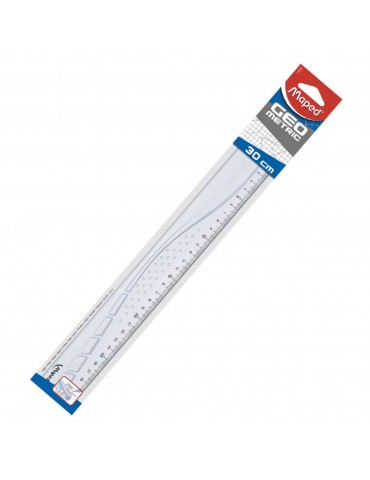 REGLA MAPED 30CM GEO METRIC 